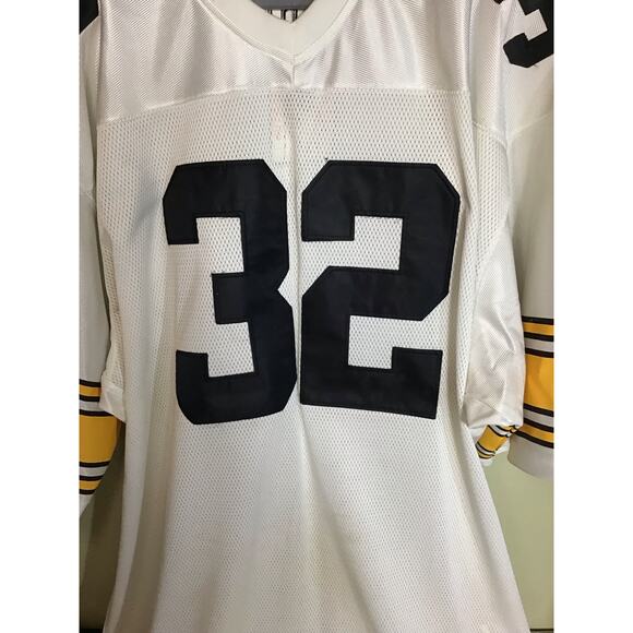 Mens Mitchell & Ness Franco Harris White Pittsburgh Steelers 1976 Legacy Jersey - Picture 5 of 13
